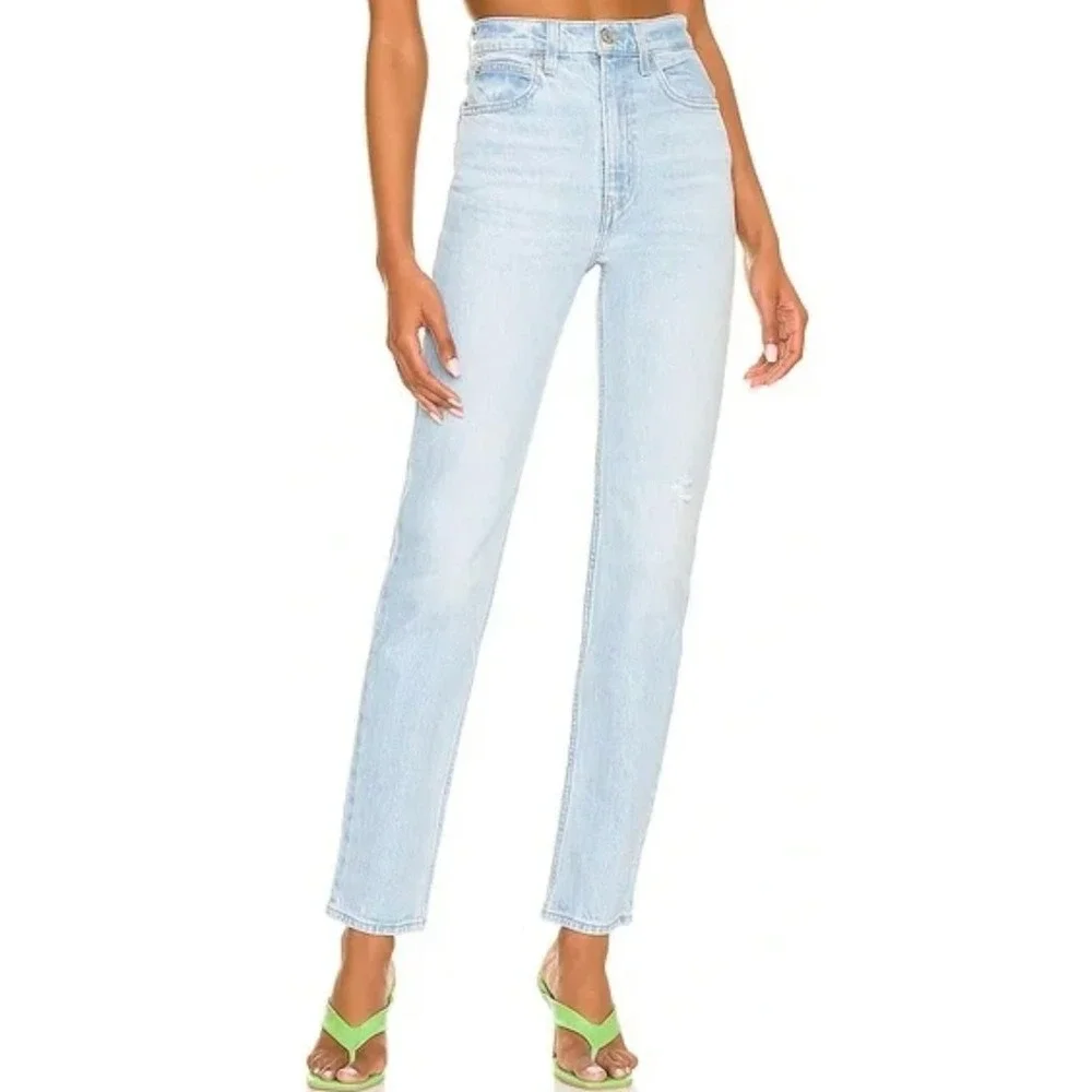 Levi's‎ Light Wash 70s High Slim Straight Denim Jeans Womens Size 31